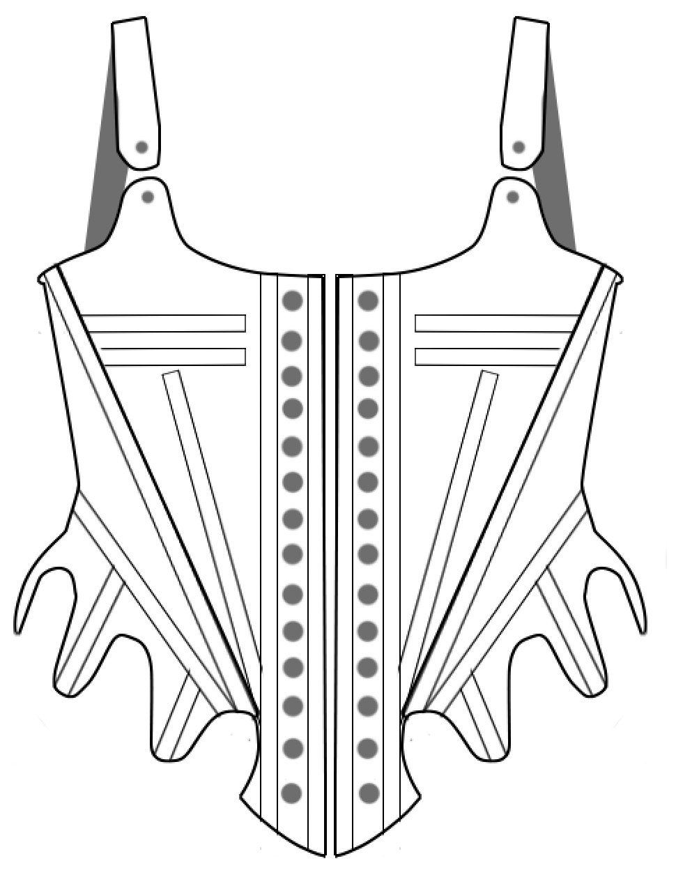 Gracie Stays Corset PDF Sewing Pattern Sizes 2-28 With Video Tutorial!