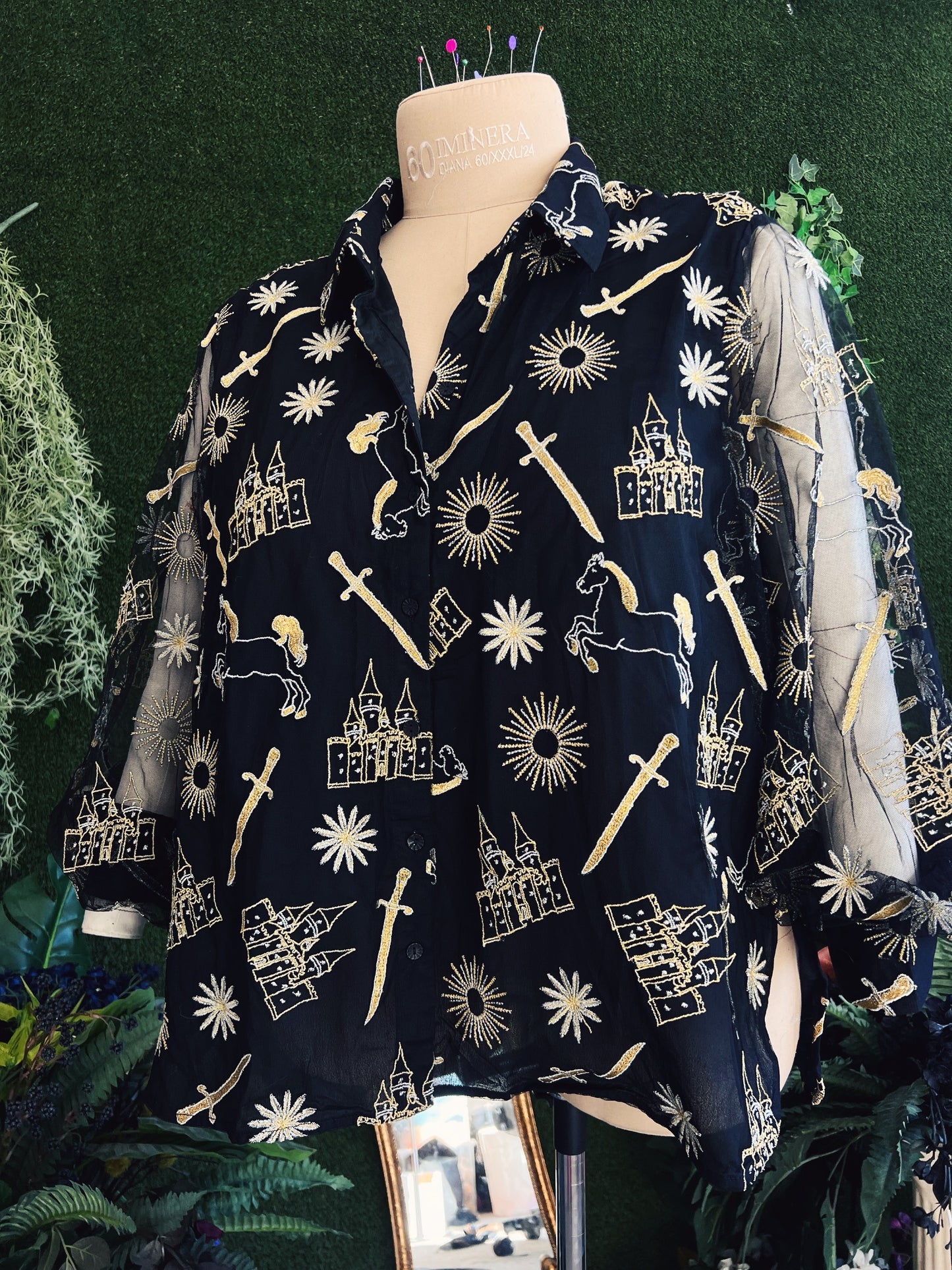 Black Fairytale Blouse