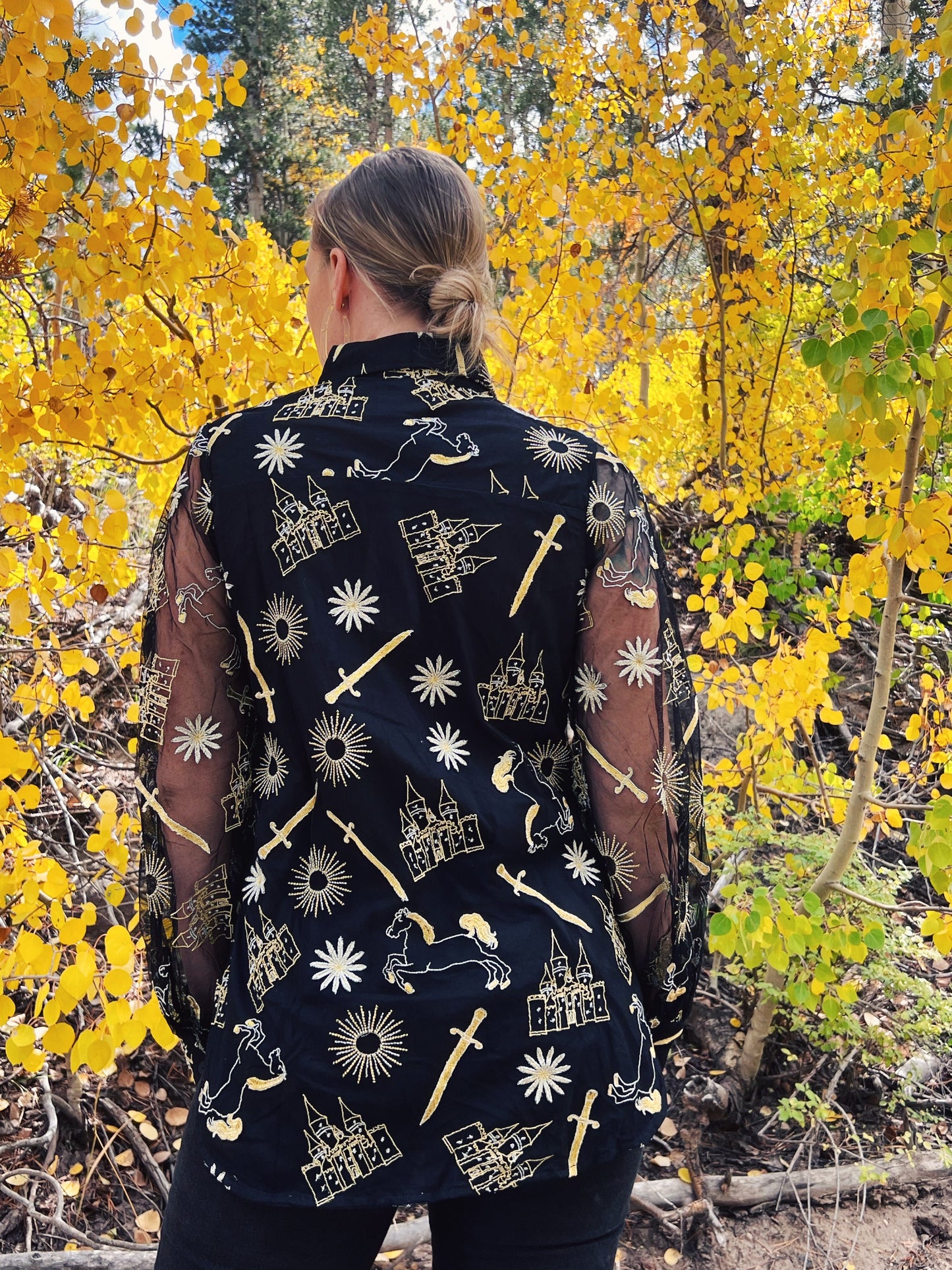Black Fairytale Blouse