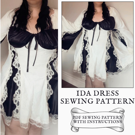 The Ida Dress Sewing Pattern Sizes 2-28