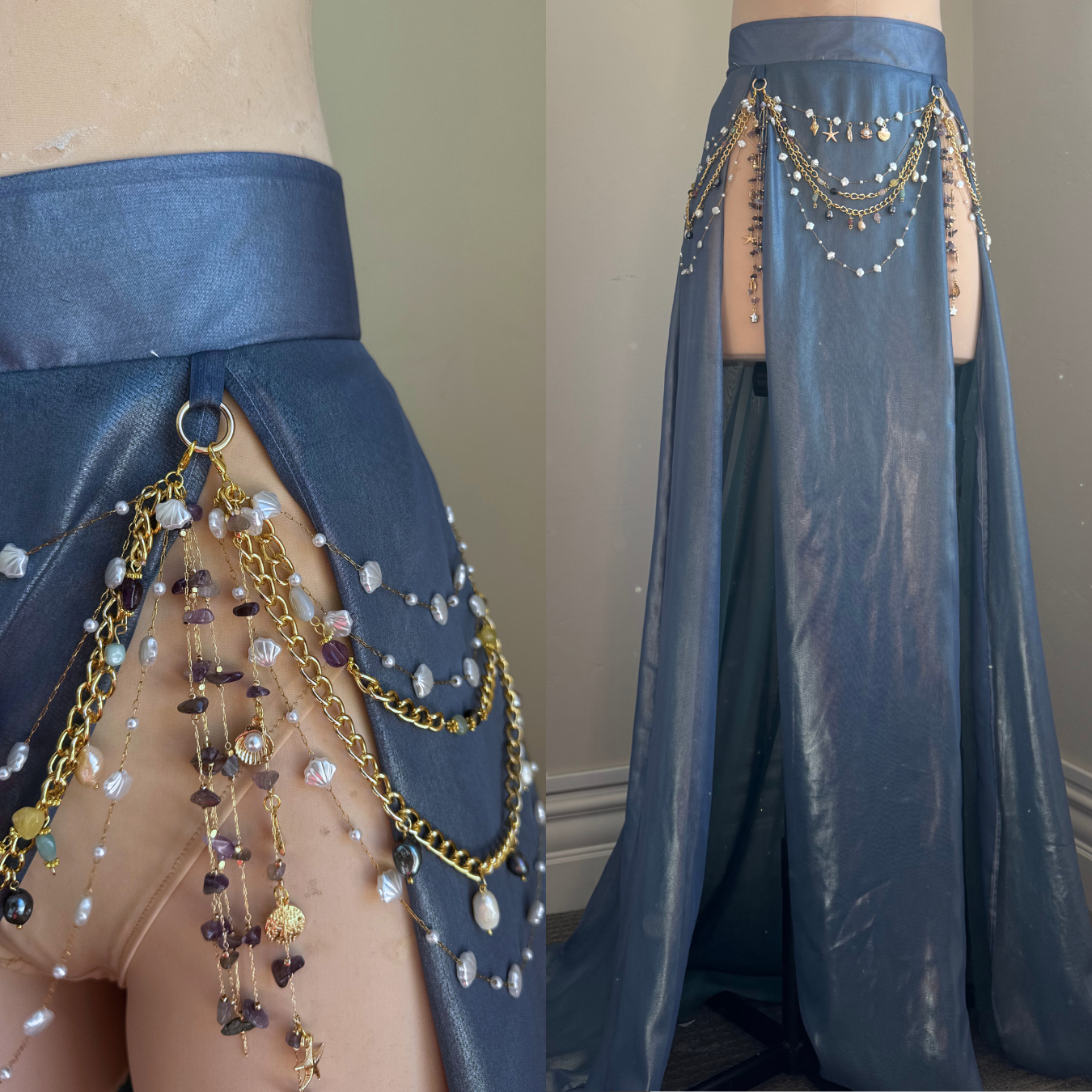 The Calypso Double Slit Skirt PDF Sewing Pattern Sizes 2-28 Video Tutorial Included!