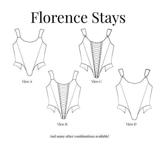 The Florence Stays PDF Sewing Pattern