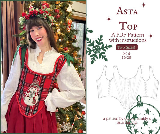 The Asta Top PDF Sewing Pattern