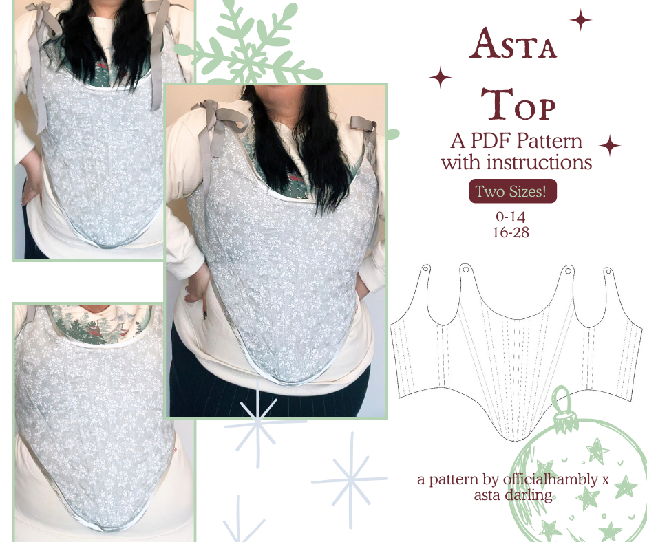 The Asta Top PDF Sewing Pattern