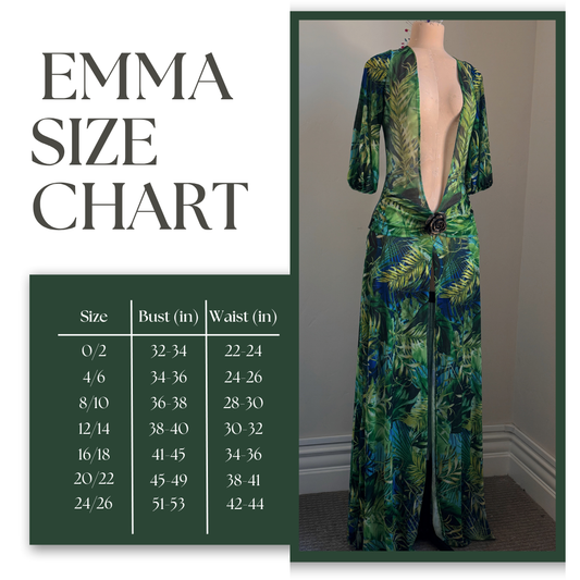 The Emma Dress PDF Sewing Pattern Sizes 2-28 With Video Tutorial