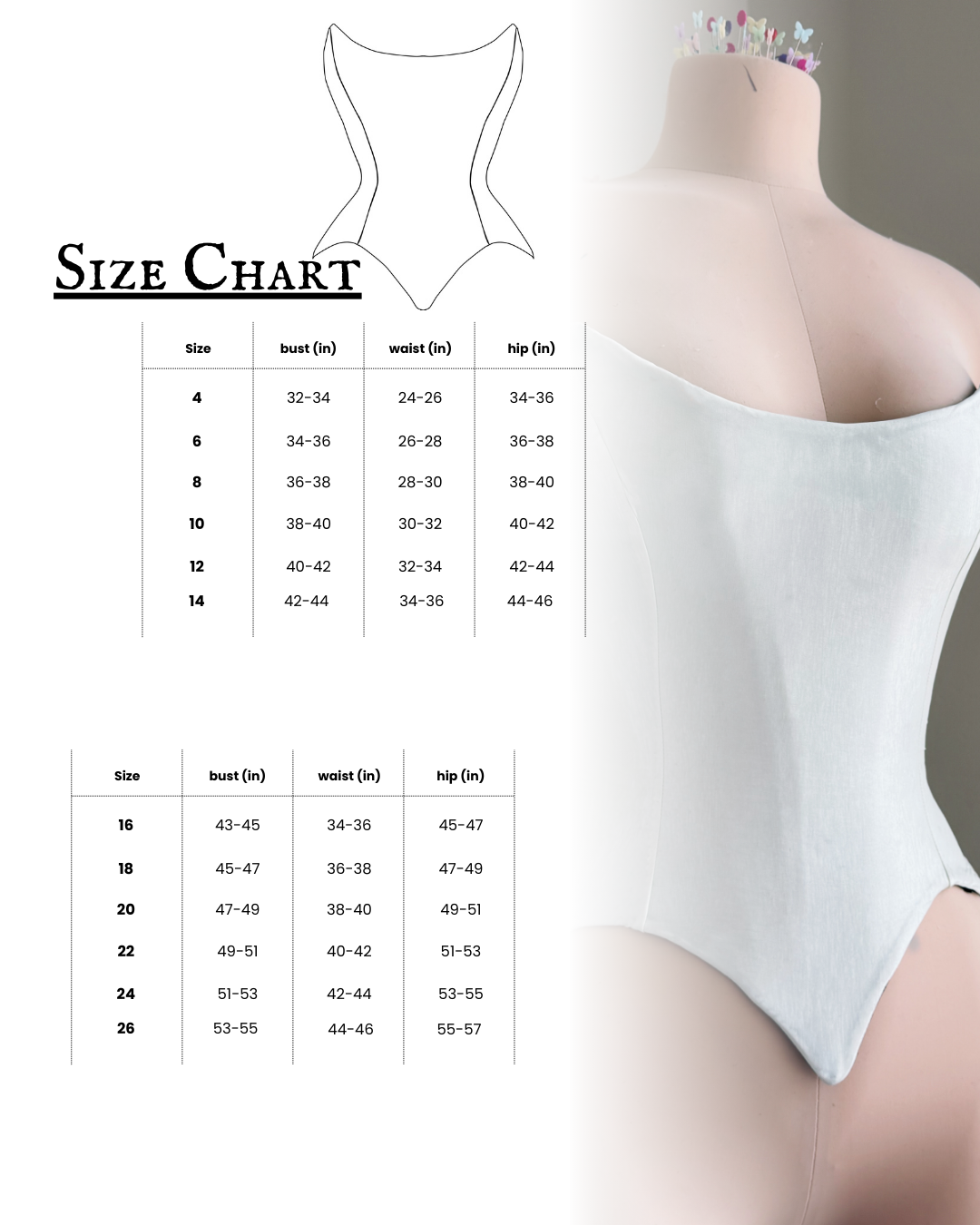 The Fae Corset Pattern