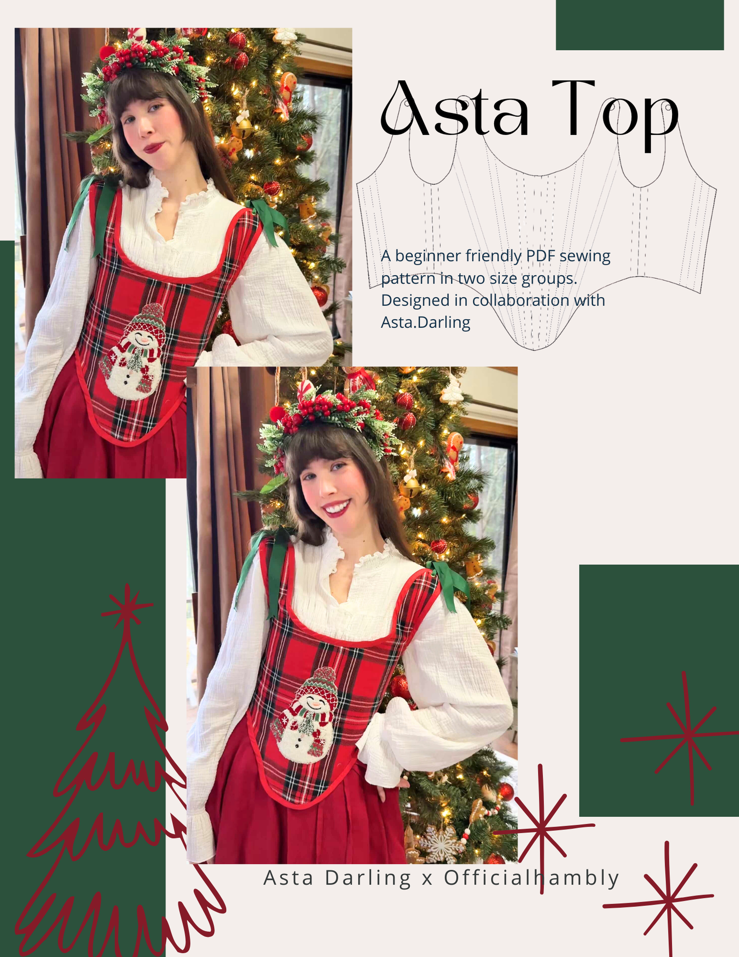 The Asta Top PDF Sewing Pattern