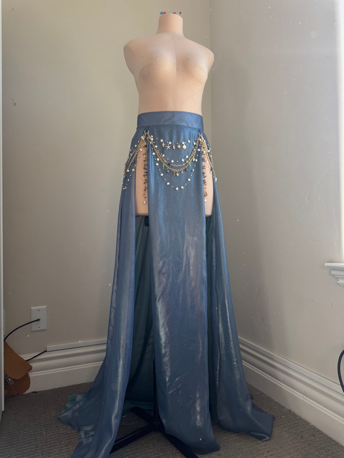 The Calypso Double Slit Skirt PDF Sewing Pattern Sizes 2-28 Video Tutorial Included!