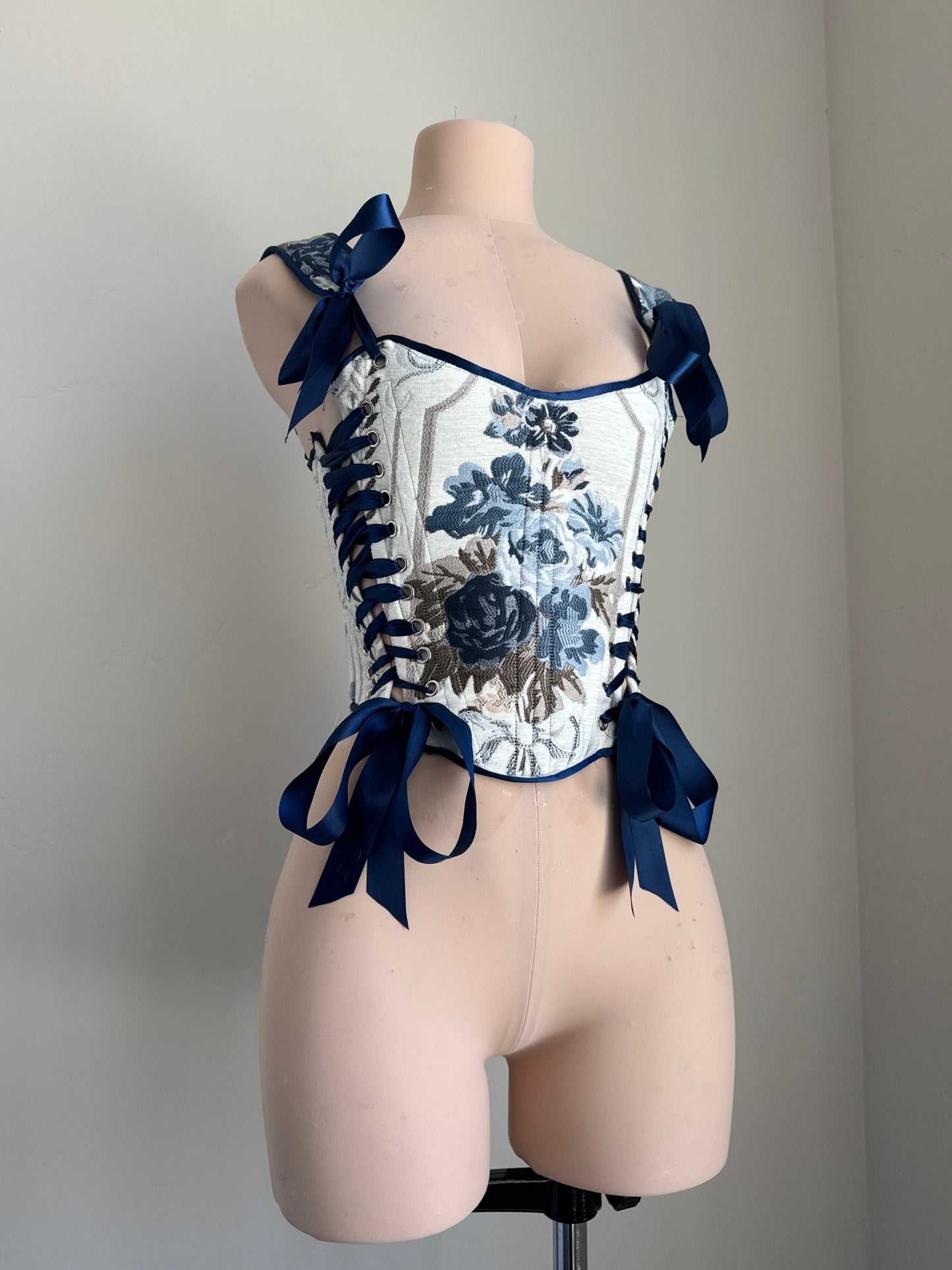 Kendra Corset Top Sewing Pattern PDF Sizes 2-28 | Upcycle Video Tutorial included